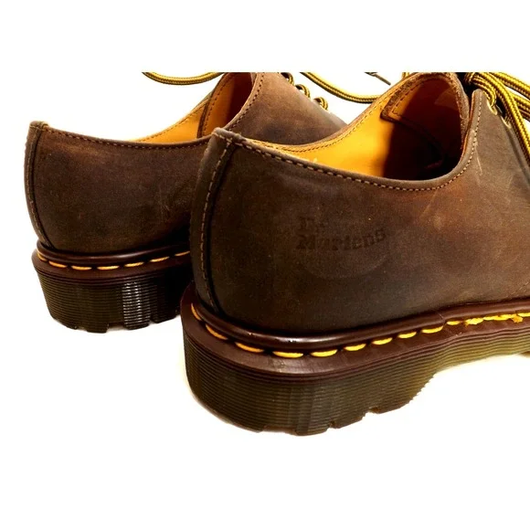 Dr Martens Aztek Crazy Horse 1561 Oxford Shoe Made In England - US Ladies size 7 - Picture 12 of 16